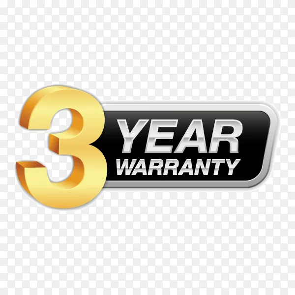 3-years warranty